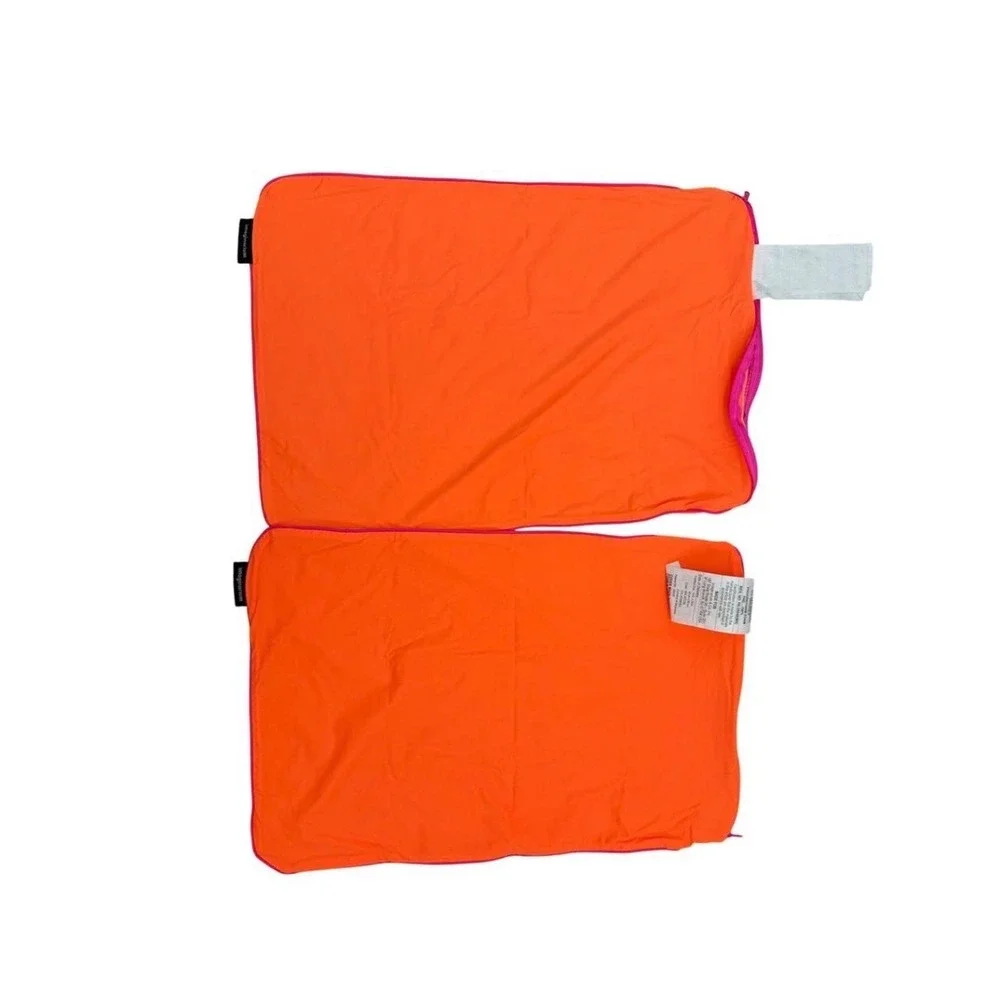 Imaginarium Pillow Cases Only – Orange & Pink – Standard Size – New